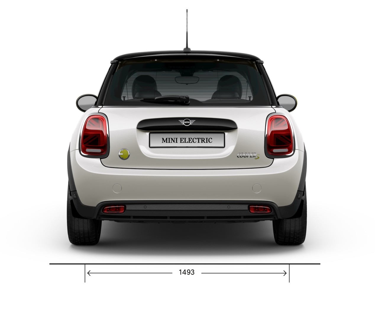 MINI 3 דלתות Cooper SE - מבט צדדי - מידות